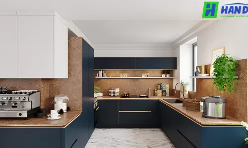 Dự án tủ bếp: Thi công nội thất bếp căn hộ chị Ngân – Modern Elegant