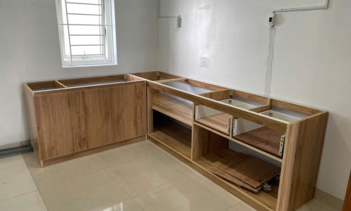 Dự Án Tủ Bếp Chữ L – Hiện Đại & Tối Ưu Công Năng cho căn hộ Gò Vấp