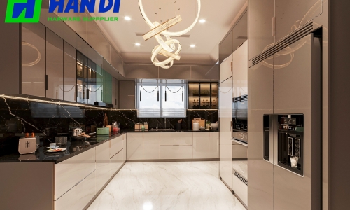 Cách Tận Dụng Góc Chết Khi Bố Trí Tủ Bếp Hợp Kim Nhôm Cánh Kính
