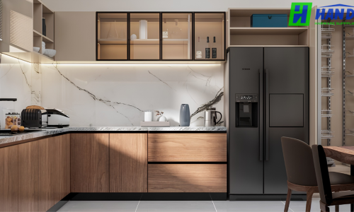 Tủ Bếp Cánh Kính - Điểm Nhấn Sang Trọng Cho Căn Bếp