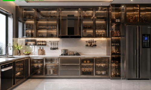 So Sánh Tủ Bếp Inox Cánh Kính Và Tủ Bếp Gỗ: Nên Chọn Loại Nào?