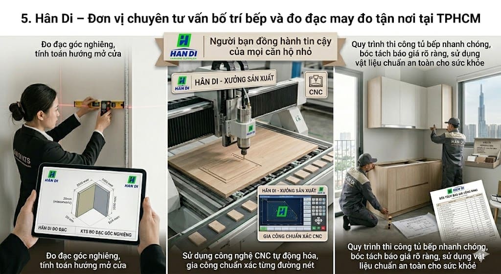 HanDi - Đơn vị chuyên tư vấn trí bếp