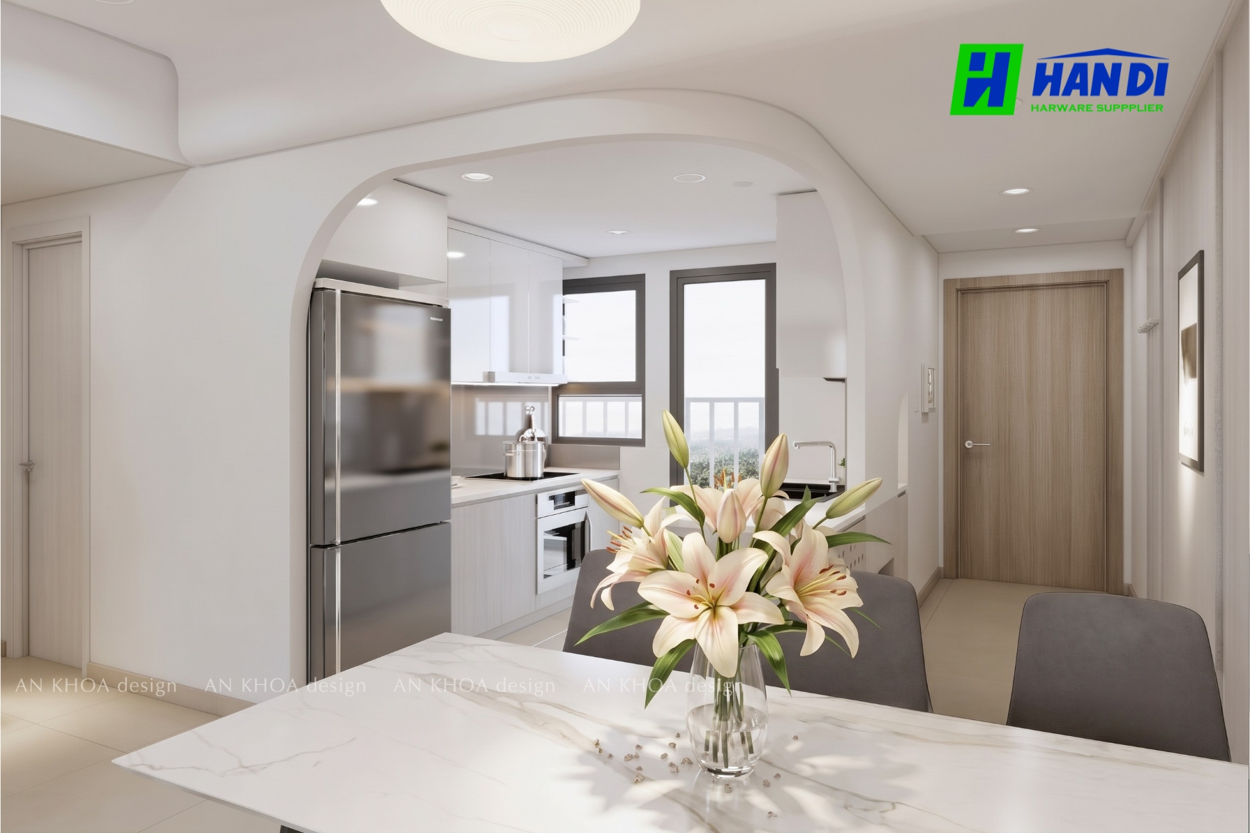Dự Án Tủ Bếp Tối Ưu Không Gian Cho Nhà Phố