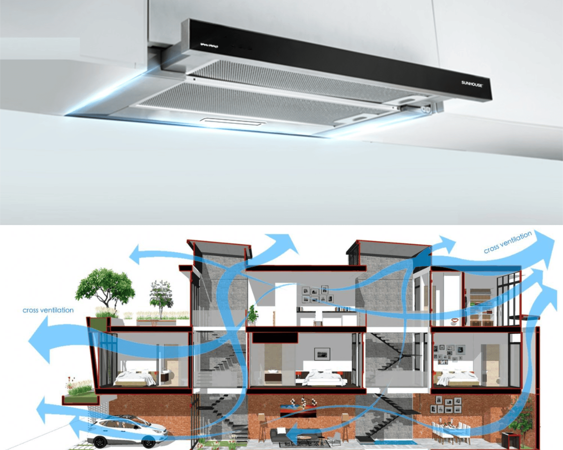 Xử lý triệt để bài toán mùi thức ăn cho không gian bếp mở