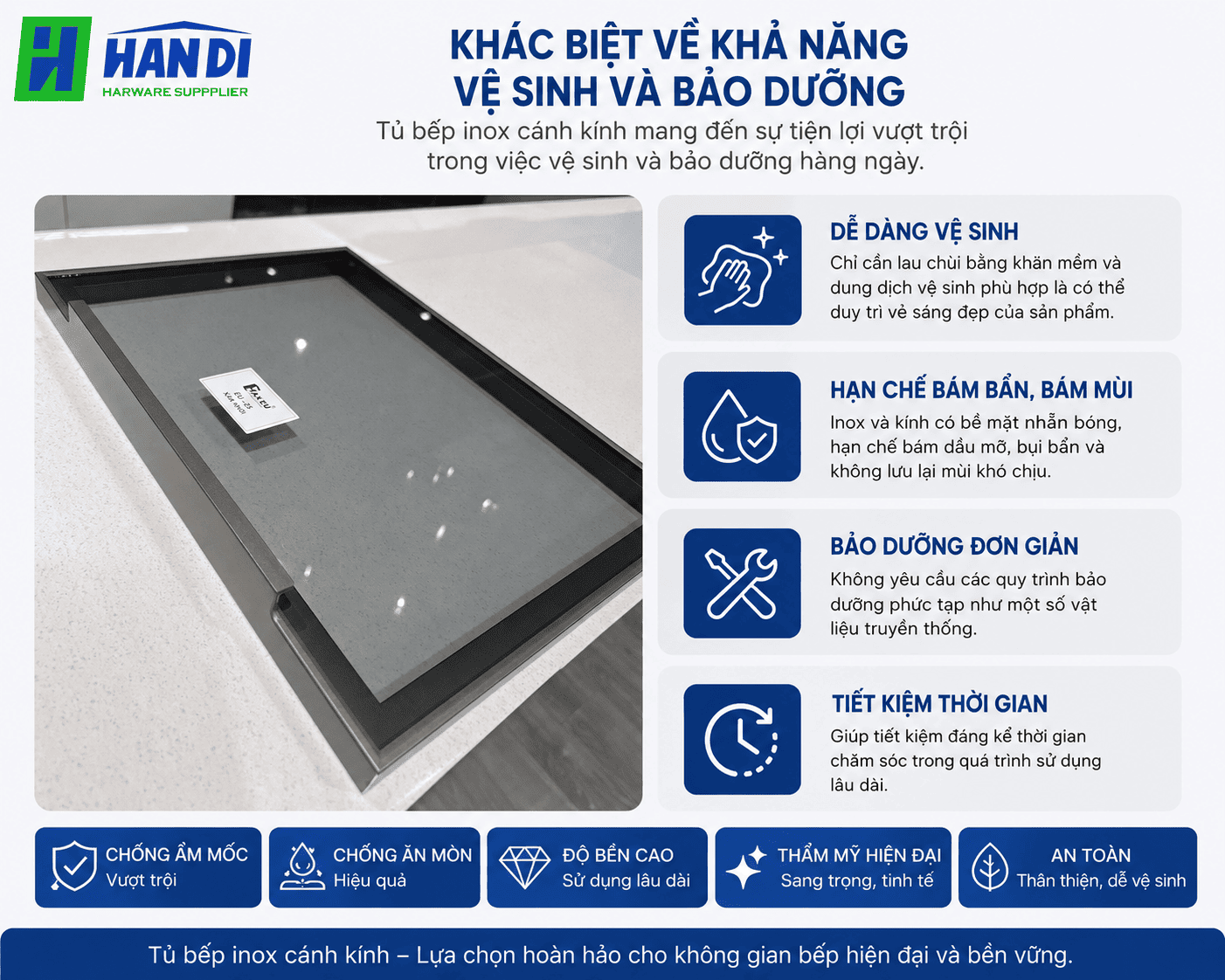 Khác Biệt Về Khả Năng Vệ Sinh Và Bảo Dưỡng