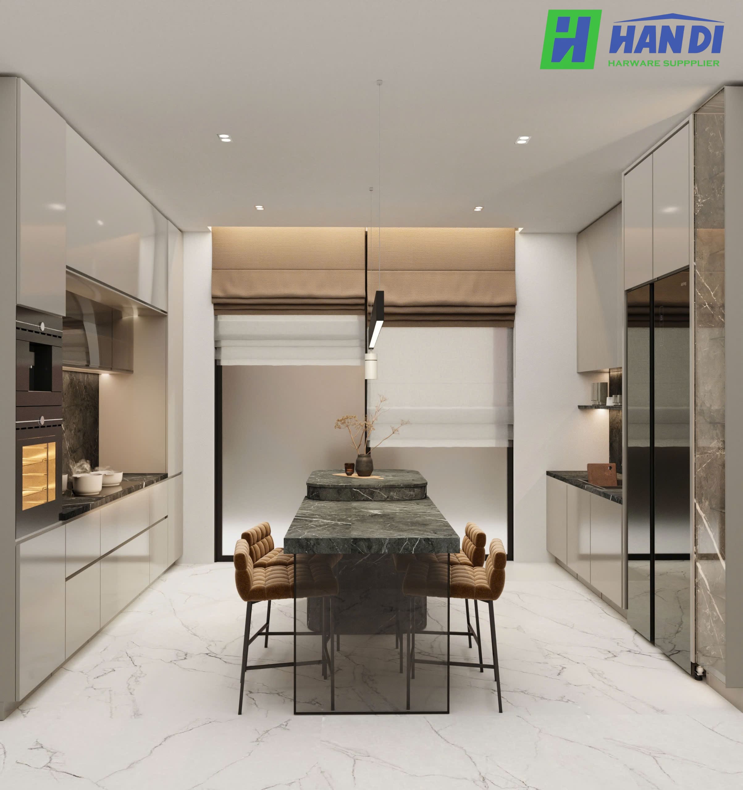 Thi công tủ bếp trọn gói đẹp