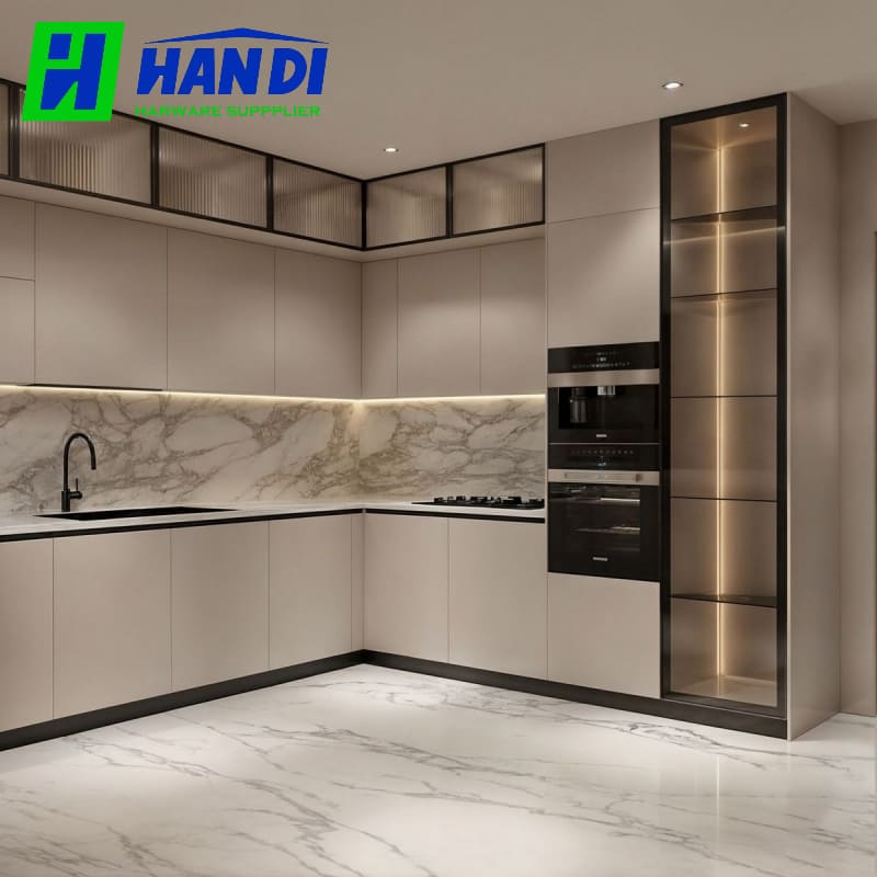 Thiết Kế Tủ Bếp Inox Cánh Kính Đẹp, Sang Trọng Và Tối Ưu Công Năng