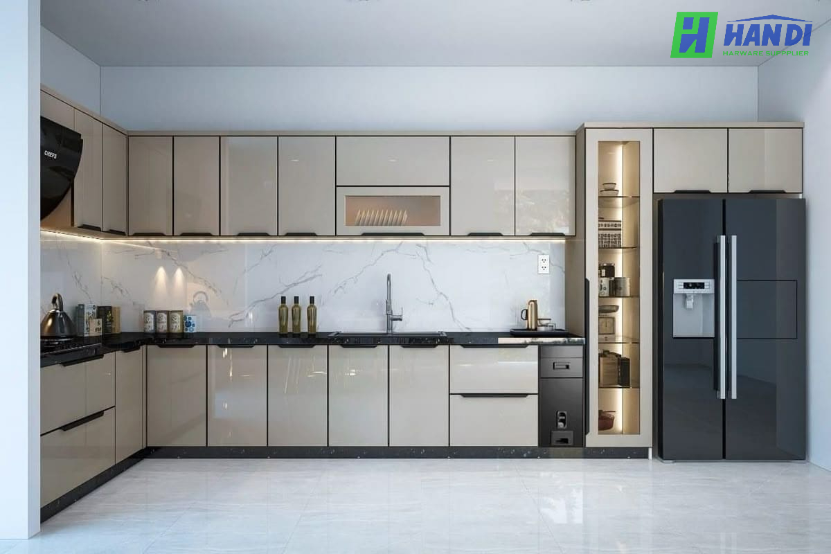 Tủ bếp tối ưu công năng và không gian lưu trữ