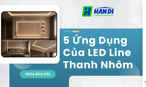 5 Ứng Dụng Của LED Line Thanh Nhôm Giúp Nâng Tầm Không Gian Nội Thất