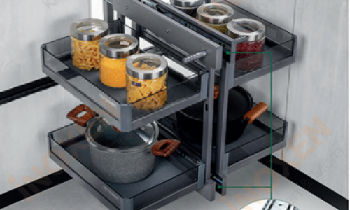 Phụ kiện tủ bếp nào giúp tối ưu không gian góc?