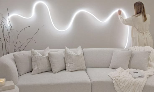Biến Bức Tường Trống Thành Tác Phẩm Nghệ Thuật Với Đèn LED Silicon 