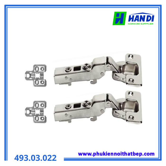 Bản lề DIY gài giảm chấn trùm nửa HAFELE 493.03.022