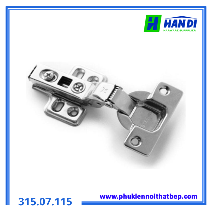 Bản lề DIY inox 304 giảm chấn lọt lòng HAFELE 315.07.115