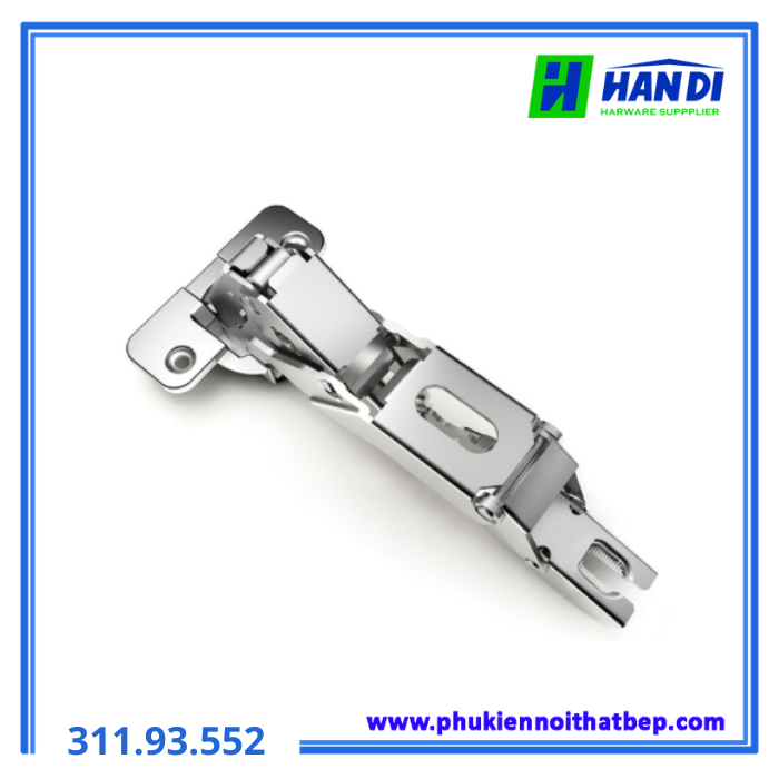 Bản lề Metalla A 155 độ trùm nửa HAFELE 311.93.552