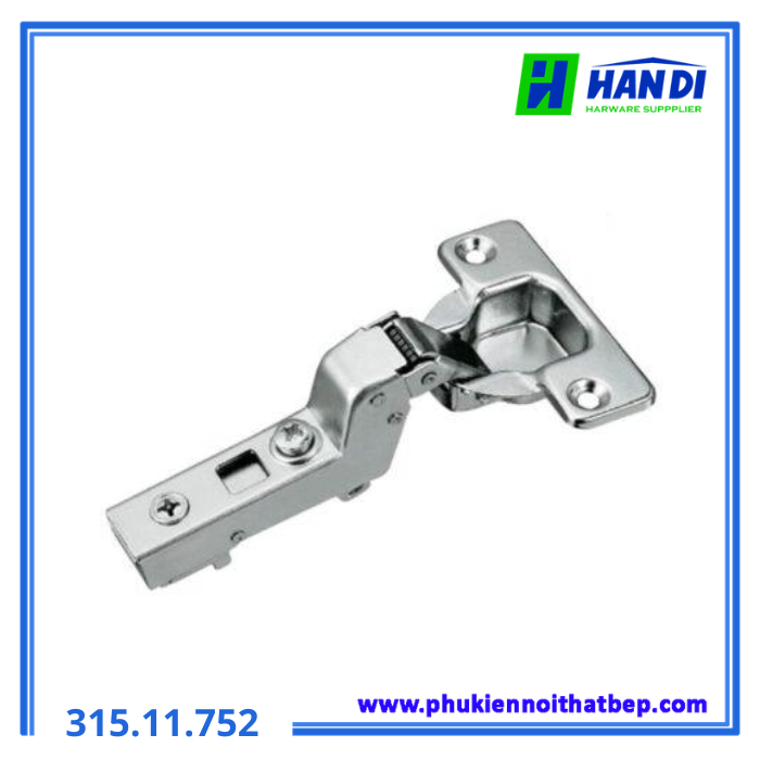 Bản lề SM 110 độ lọt lòng giảm chấn HAFELE 315.11.752