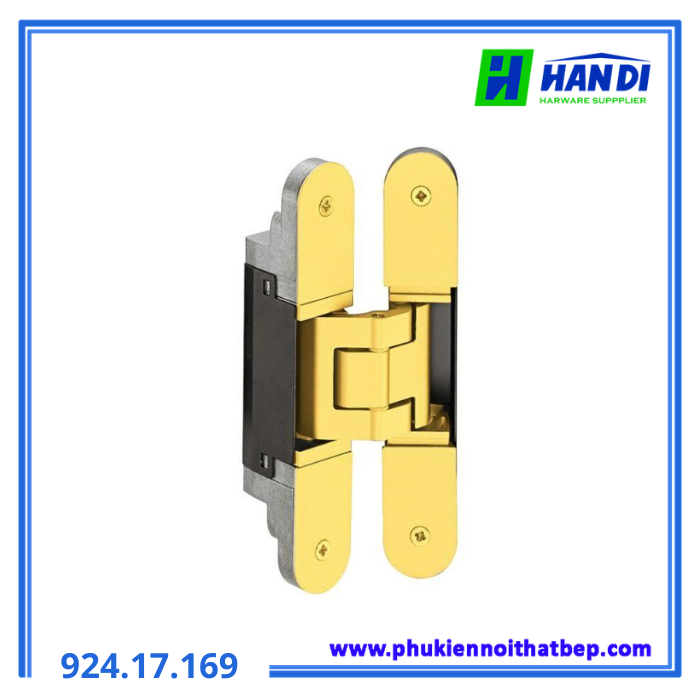 Bản lề âm pol.brass TECTUS TE 340 3D HAFELE 924.17.169