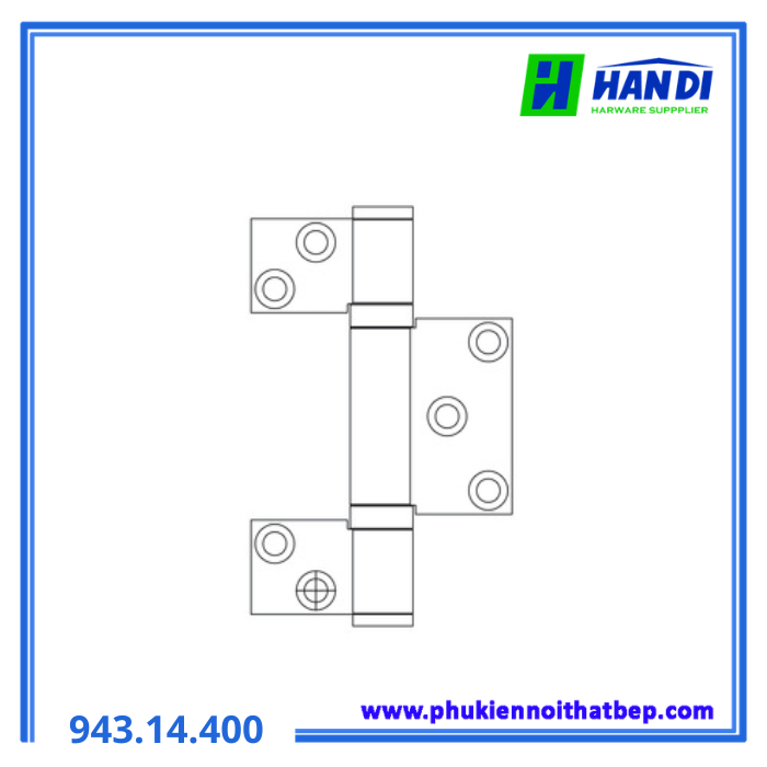 Bản lề trung tâm HAFELE 943.14.400