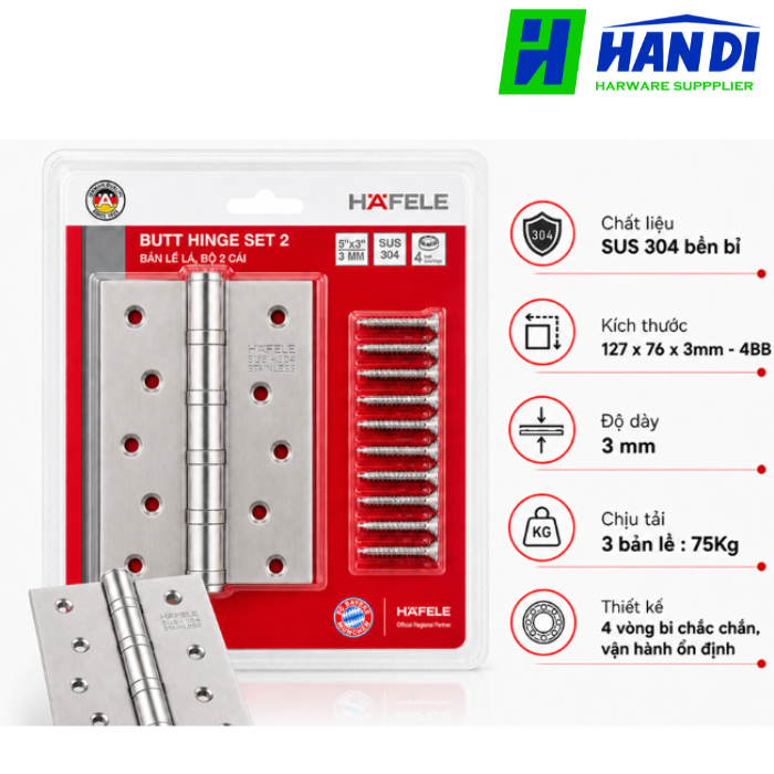 Bản lề lá DIY HAFELE 489.05.027