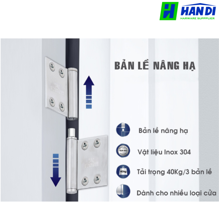 Bản lề lá cửa đố nhỏ 102x76.2mm HAFELE 926.60.900