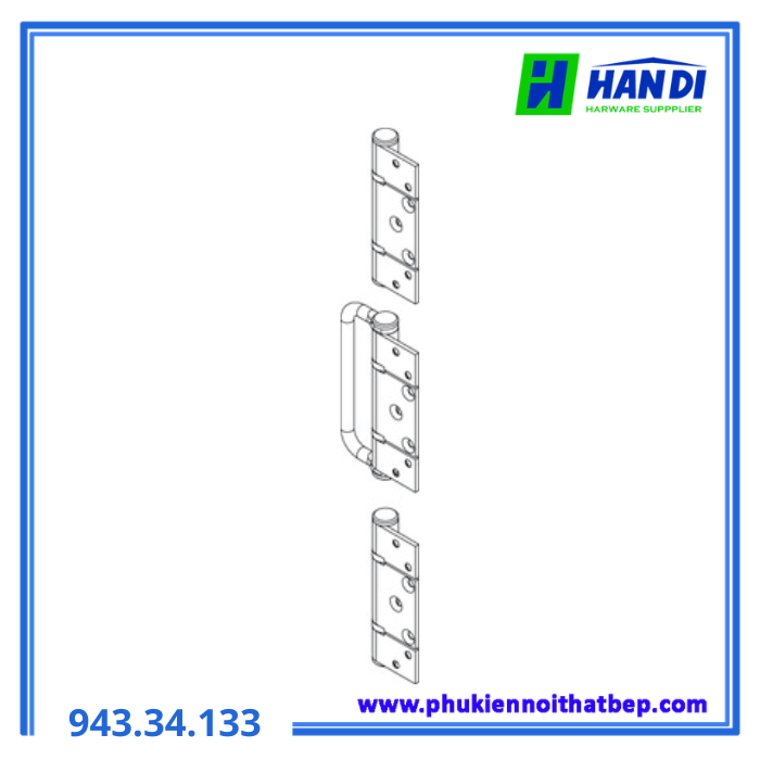 Bộ bản lề trung tâm Inox HAFELE 943.34.133