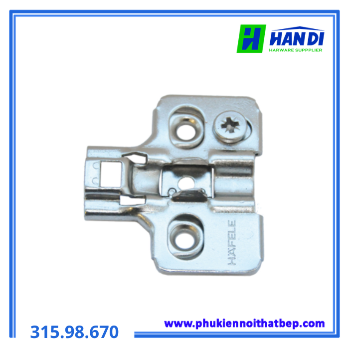 Đế bản lề 2 lỗ 2 lớp HAFELE 315.98.670