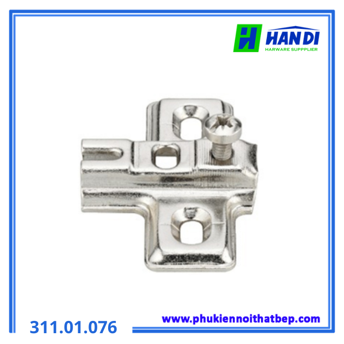 Đế bản lề kính Metalla HAFELE 311.01.076