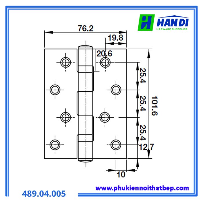 Bản lề lá DIY HAFELE 489.04.005 