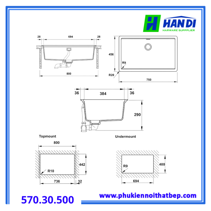 Hafele 570.30.500