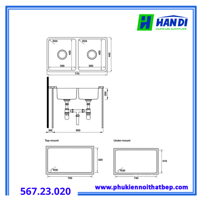 Hafele 567.23.020