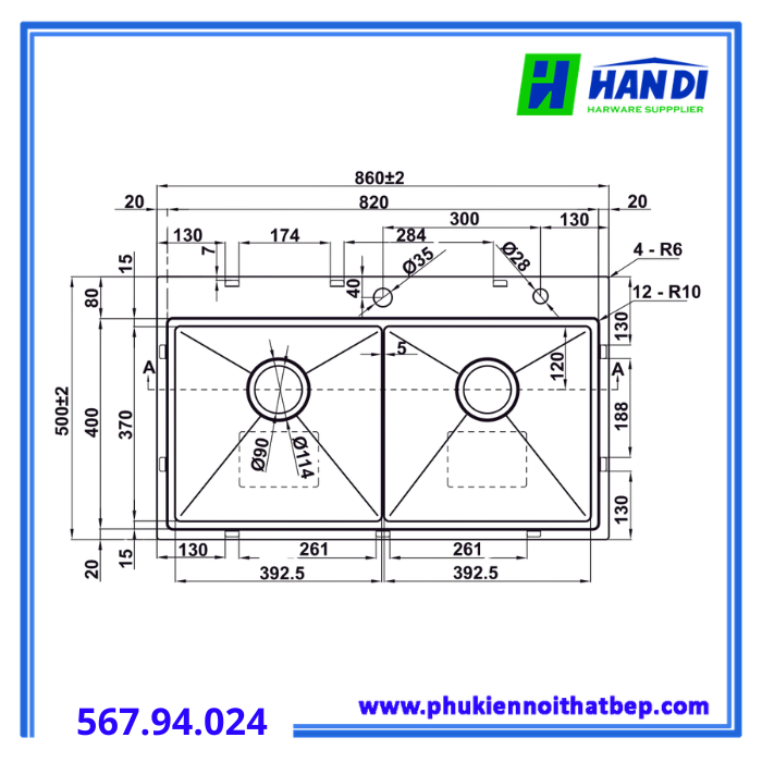 Hafele 567.94.024