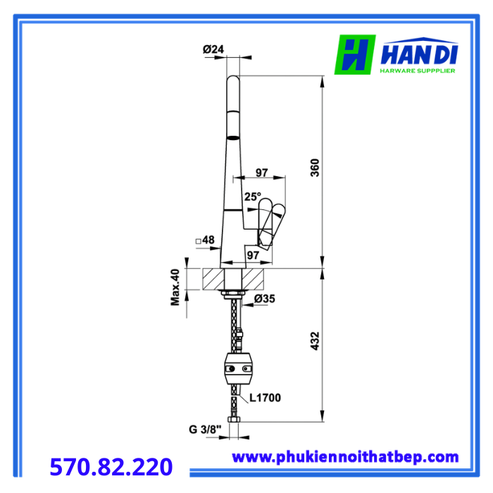 Hafele 570.82.220