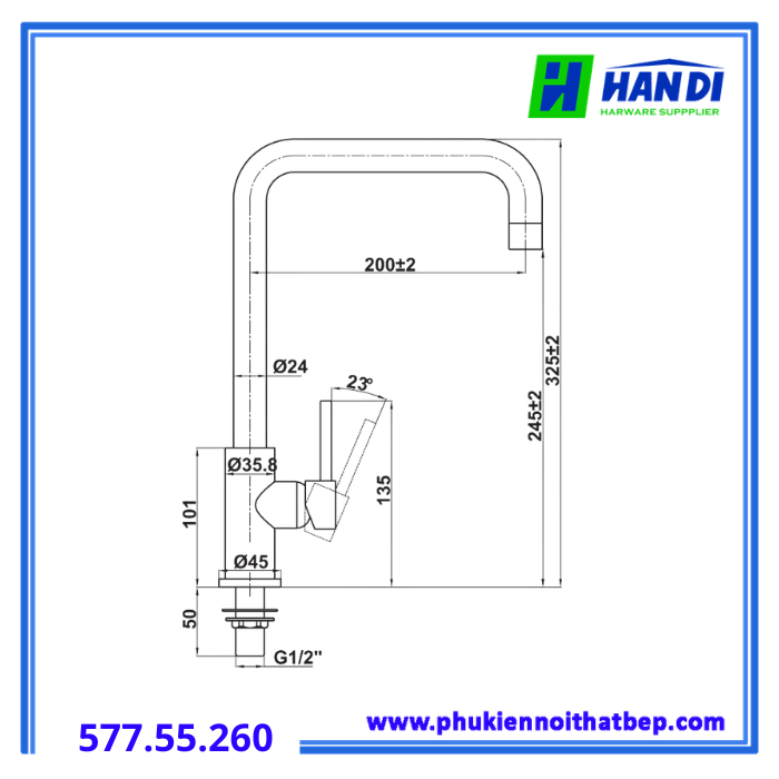 Hafele 577.55.260
