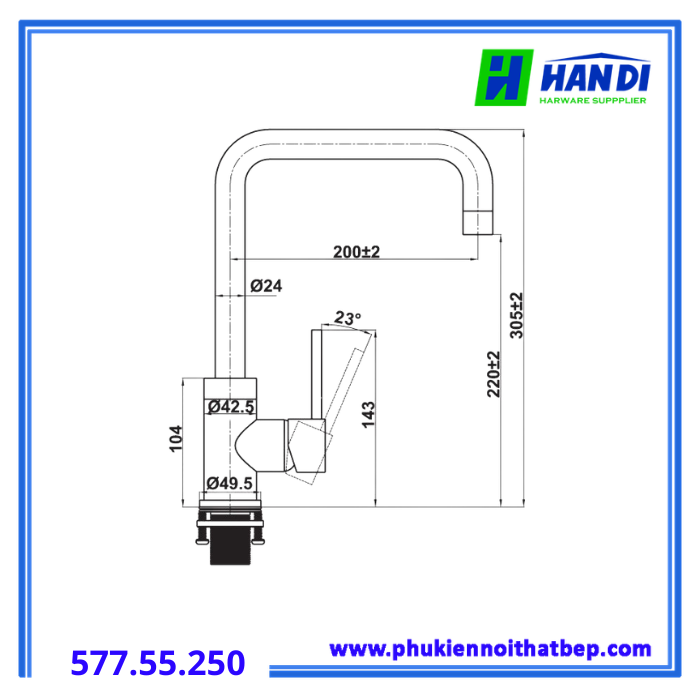 Hafele 577.55.250