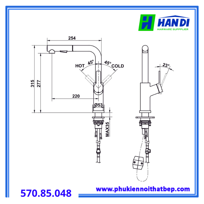 Hafele 570.85.048