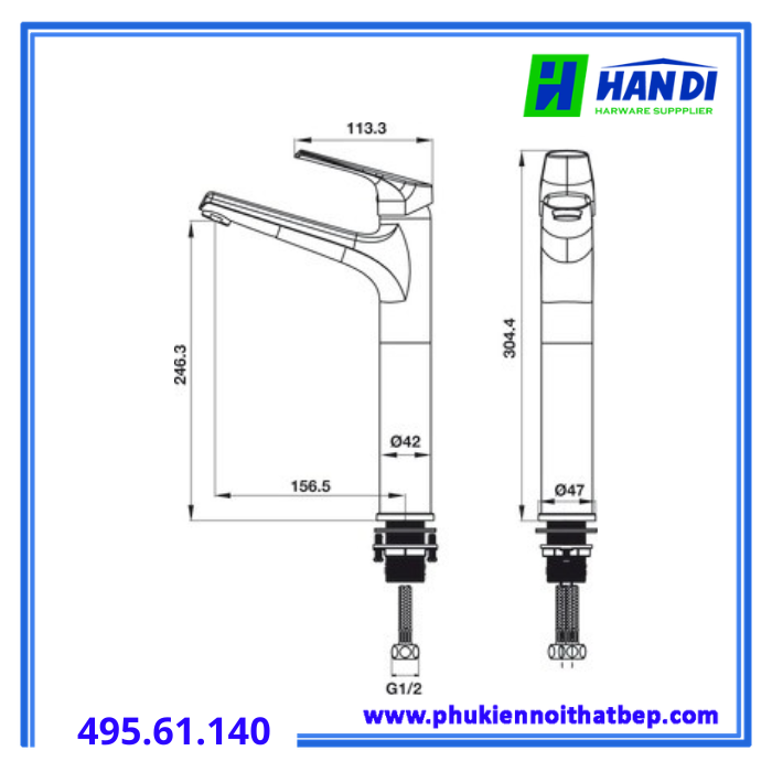 Hafele 495.61.140
