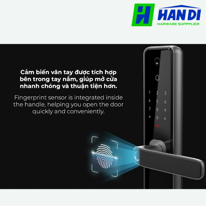 Khóa điện tử ML2501W màu đen HAFELE 499.21.225