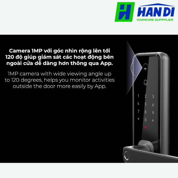 Khóa điện tử ML2501W màu đen HAFELE 499.21.225