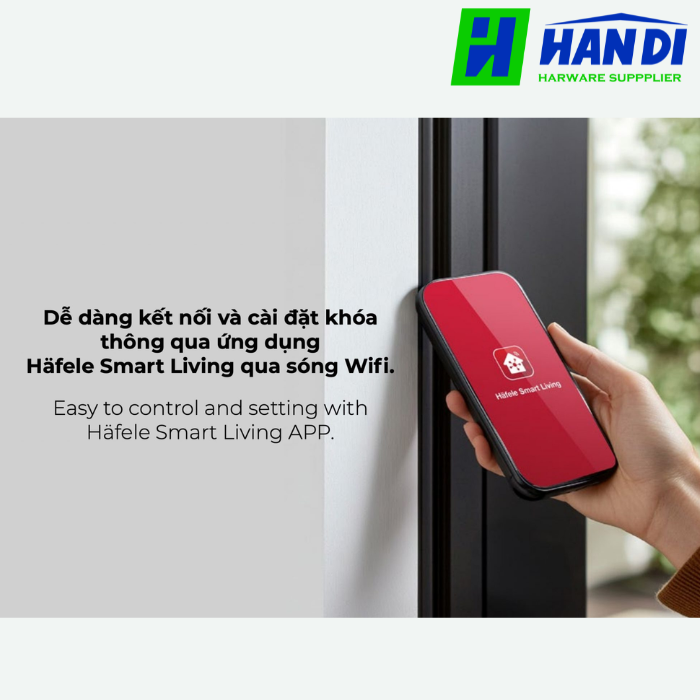 Khóa điện tử ML2501W màu đen HAFELE 499.21.225