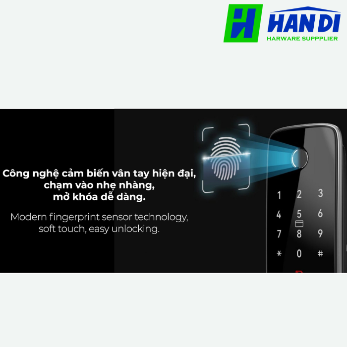 Khóa điện tử MR2501B màu đen HAFELE 499.21.226