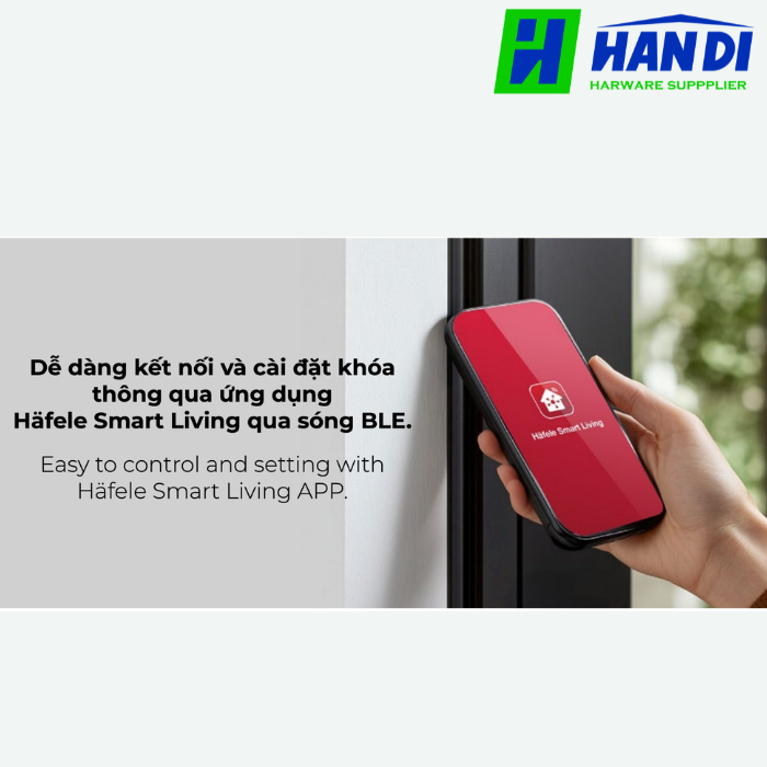 Khóa điện tử MR2501B màu đen HAFELE 499.21.226