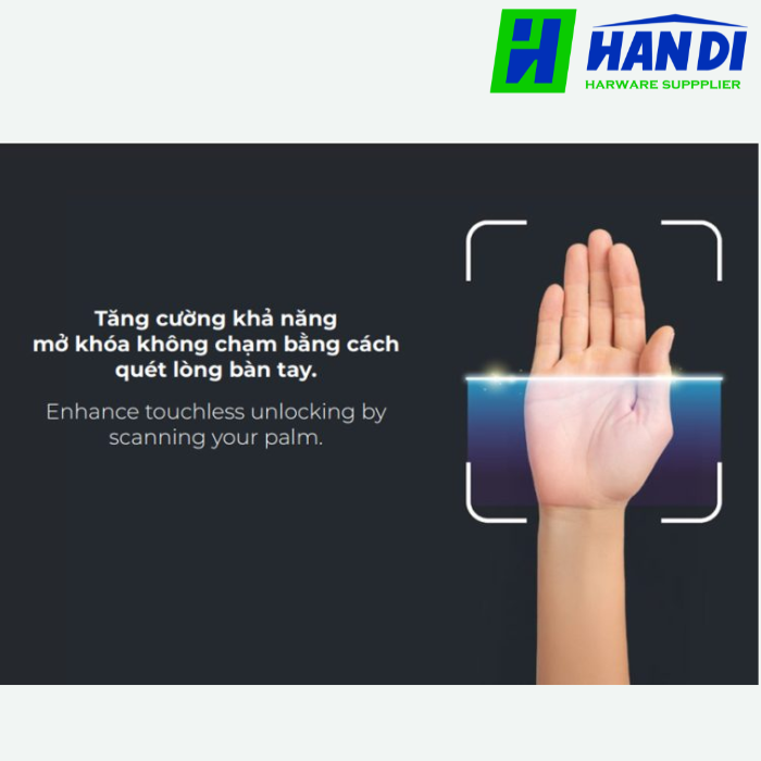Khóa điện tử PP2502W màu đen HAFELE 488.21.223