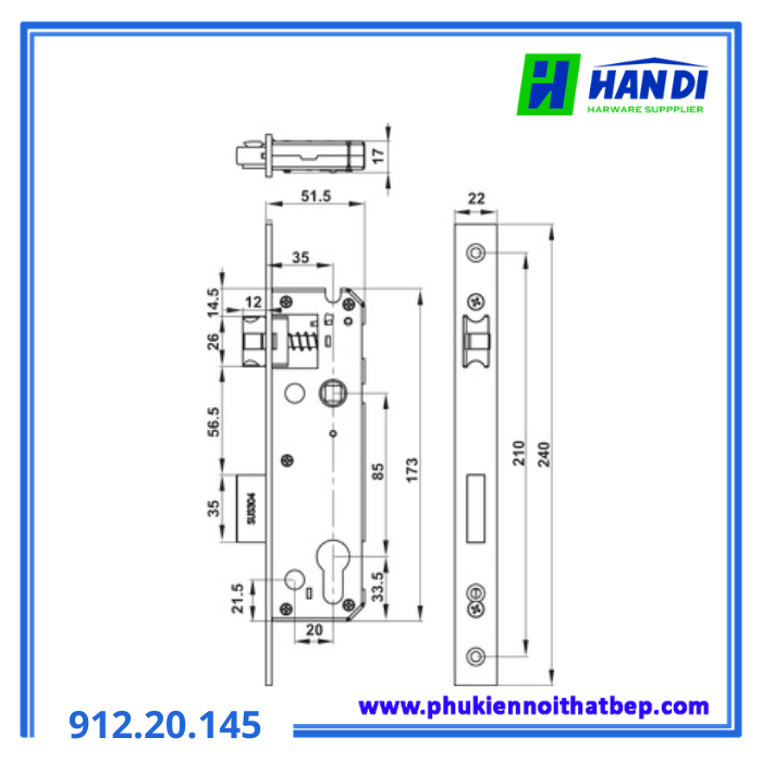 khóa điện tử cửa nhôm DL6600-SW HAFELE 912.20.145