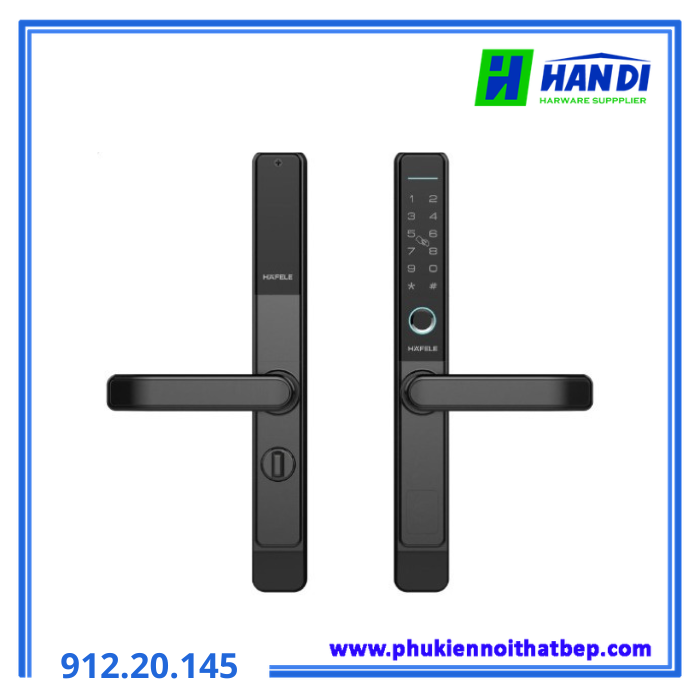 khóa điện tử cửa nhôm DL6600-SW HAFELE 912.20.145