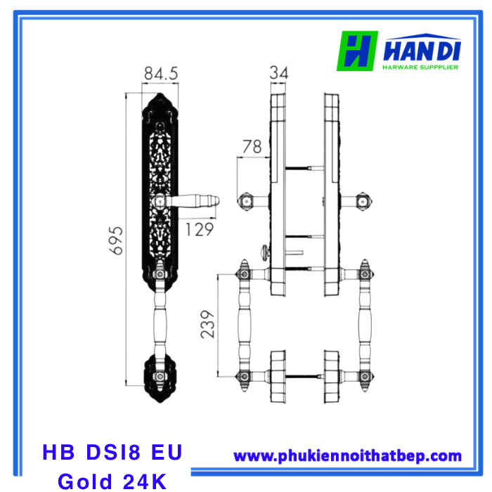 HB DSI8 EU GOLD 24K