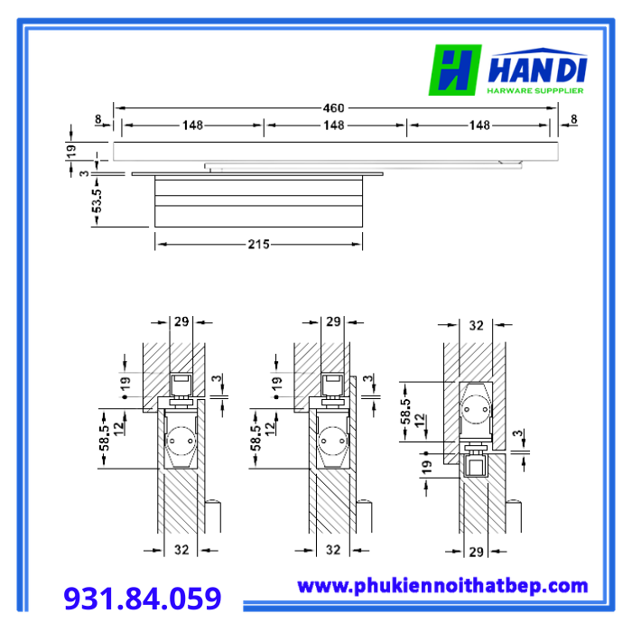 Hafele 931.84.059