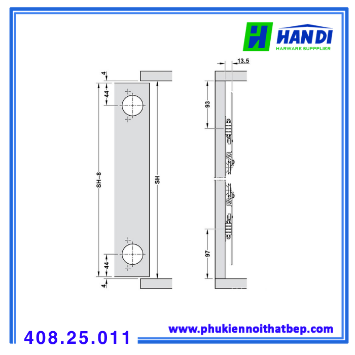 bộ cửa trượt Slido F-Pa711