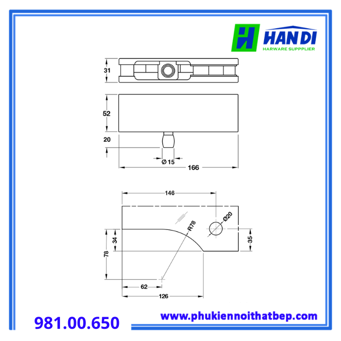 Hafele 981.00.650