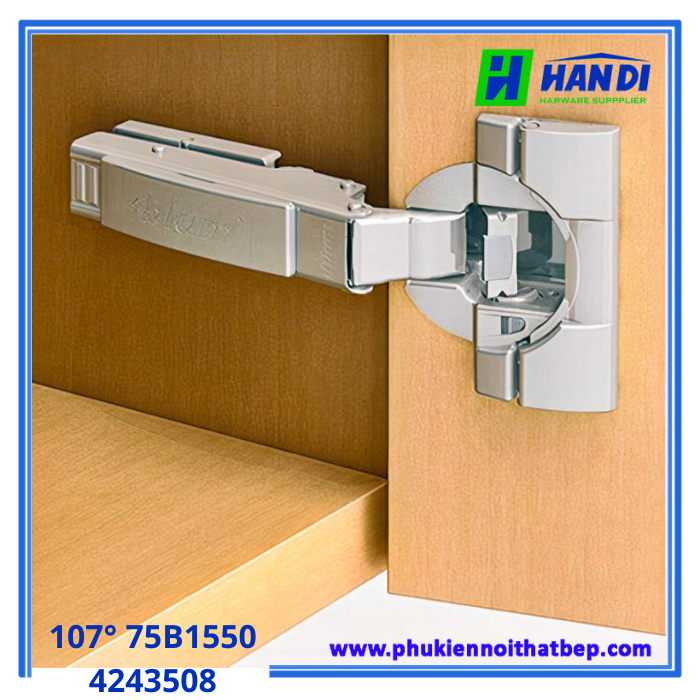Bản lề Blum tích hợp giảm chấn góc mở 107 4243508/3005399/1509150