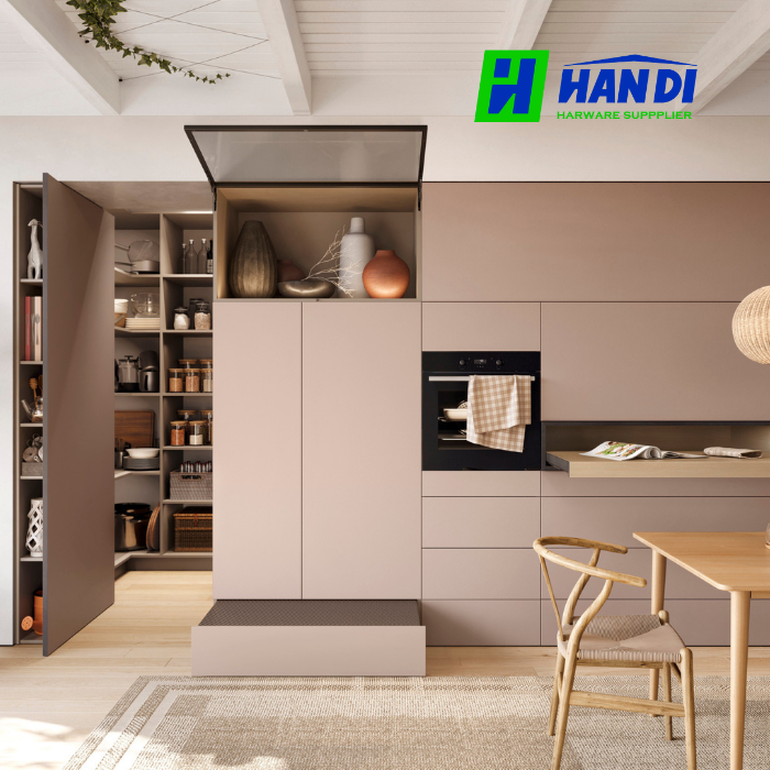 Tay Nâng Blum 24K2800TA HGIG 5821431 Bán Phần Nhấn Mở Tip-on