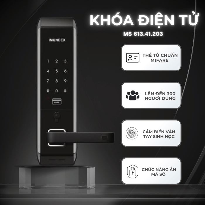 Khóa Điện Tử IMUNDEX 613.41.203